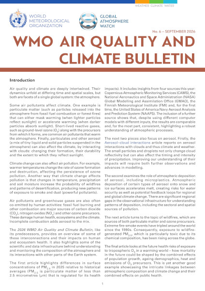 Air Quality and Climate Bulletin 6 en1
